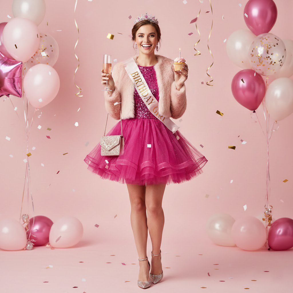 pink birthday outfits