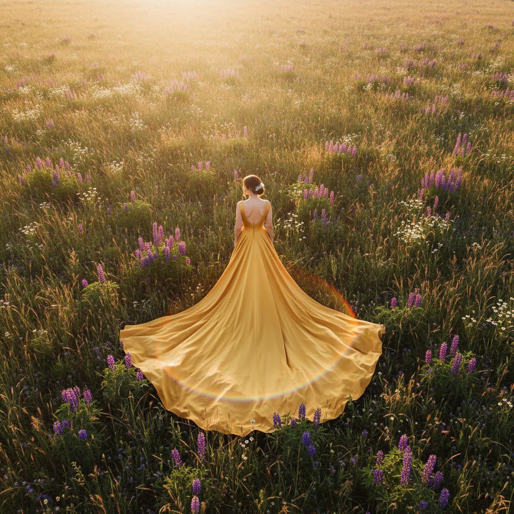 yellow wedding dress