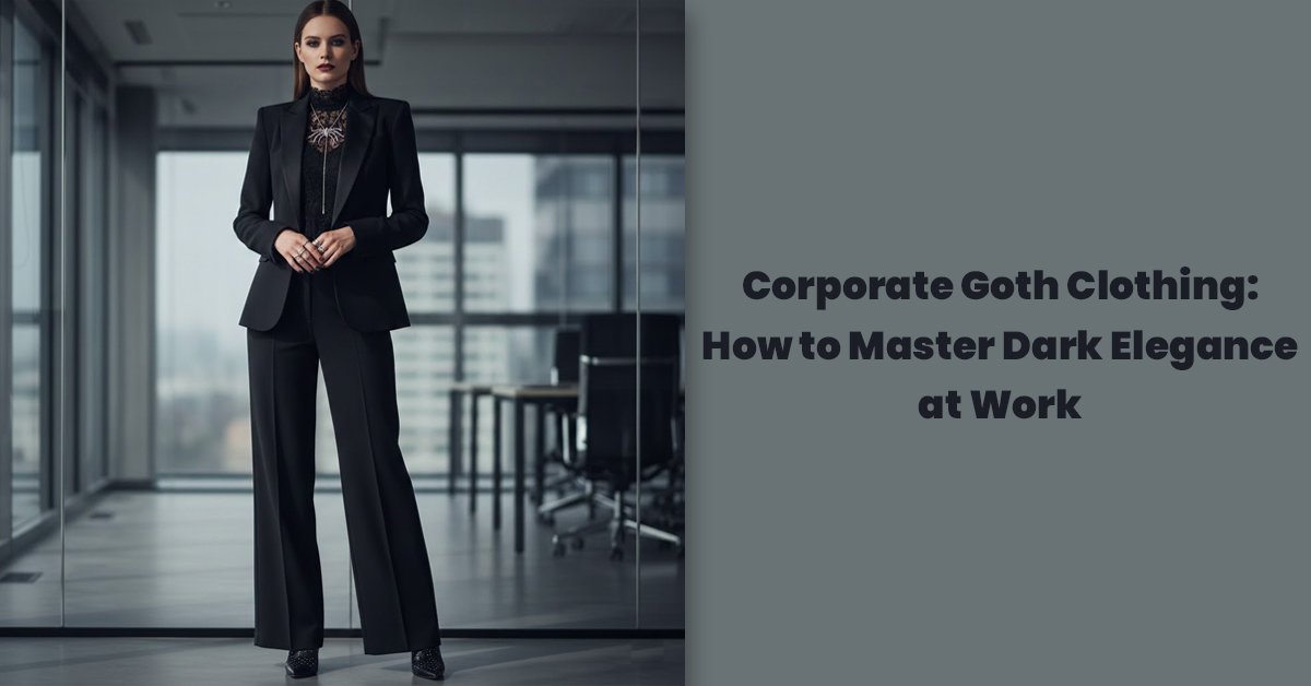 Corporate Goth Clothing: How to Master Dark Elegance at Work