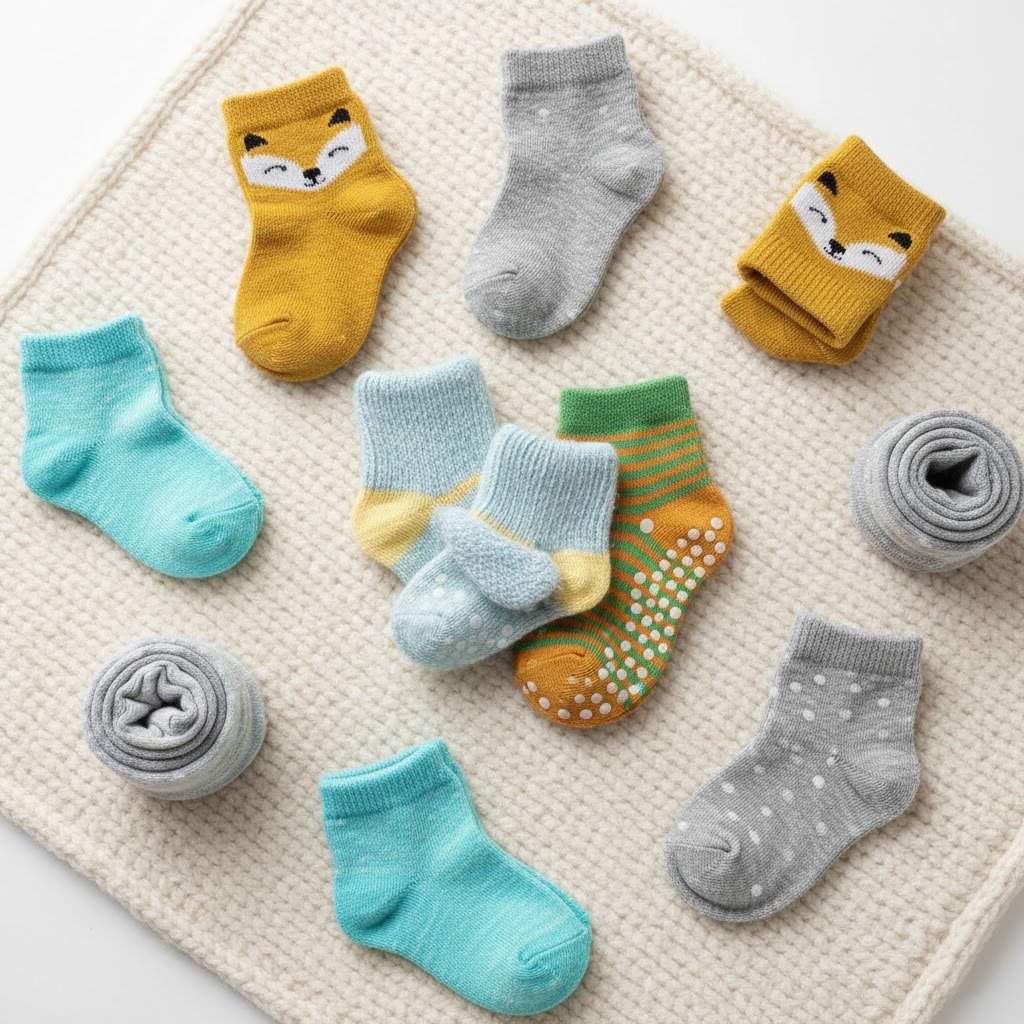 organic cotton baby socks for sensitive skin
