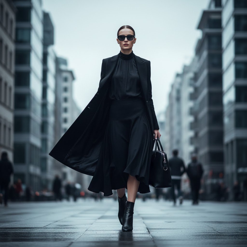 professional gothic fashion for work