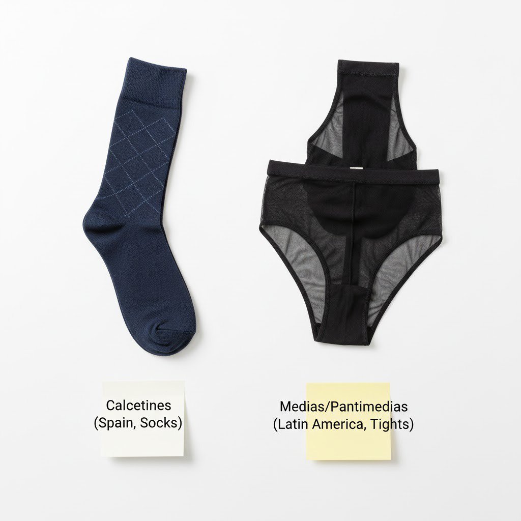 spanish word for tights and stockings