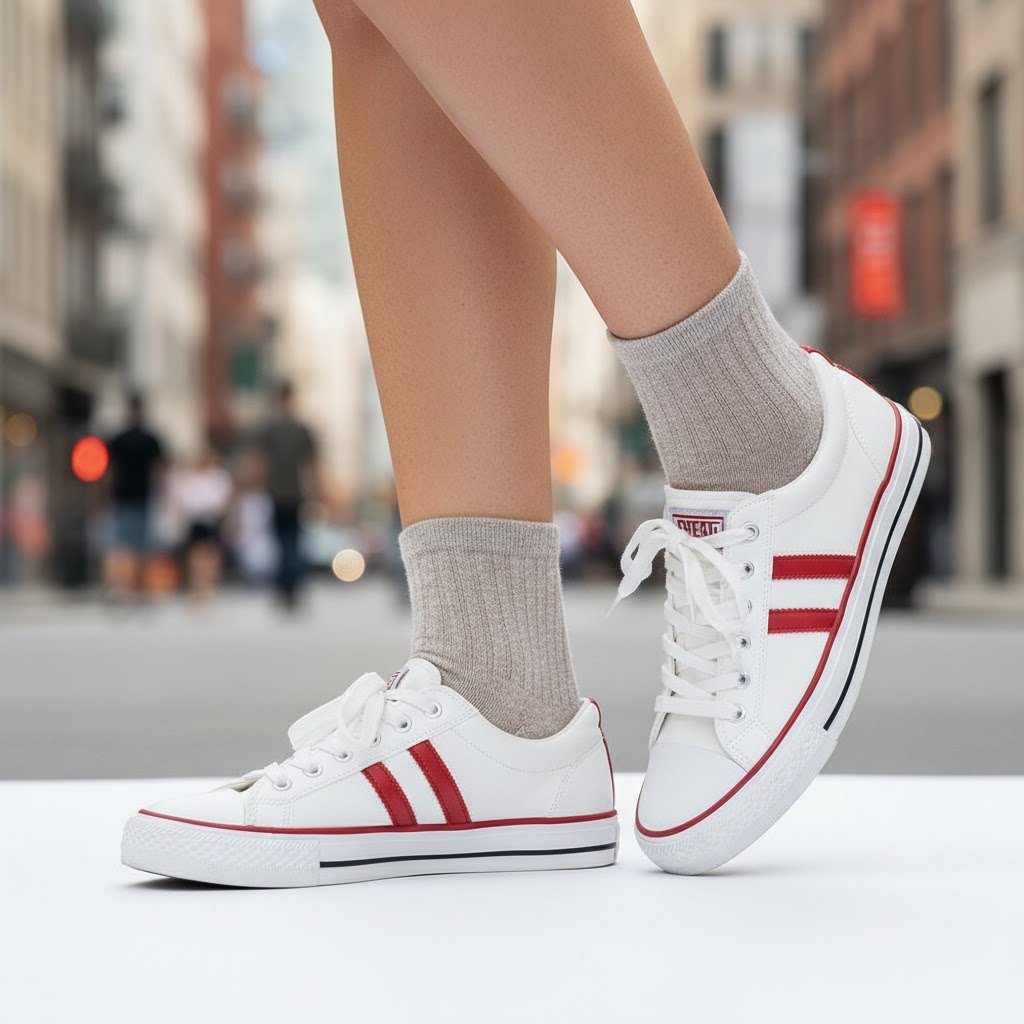 stylish ways to wear ankle socks