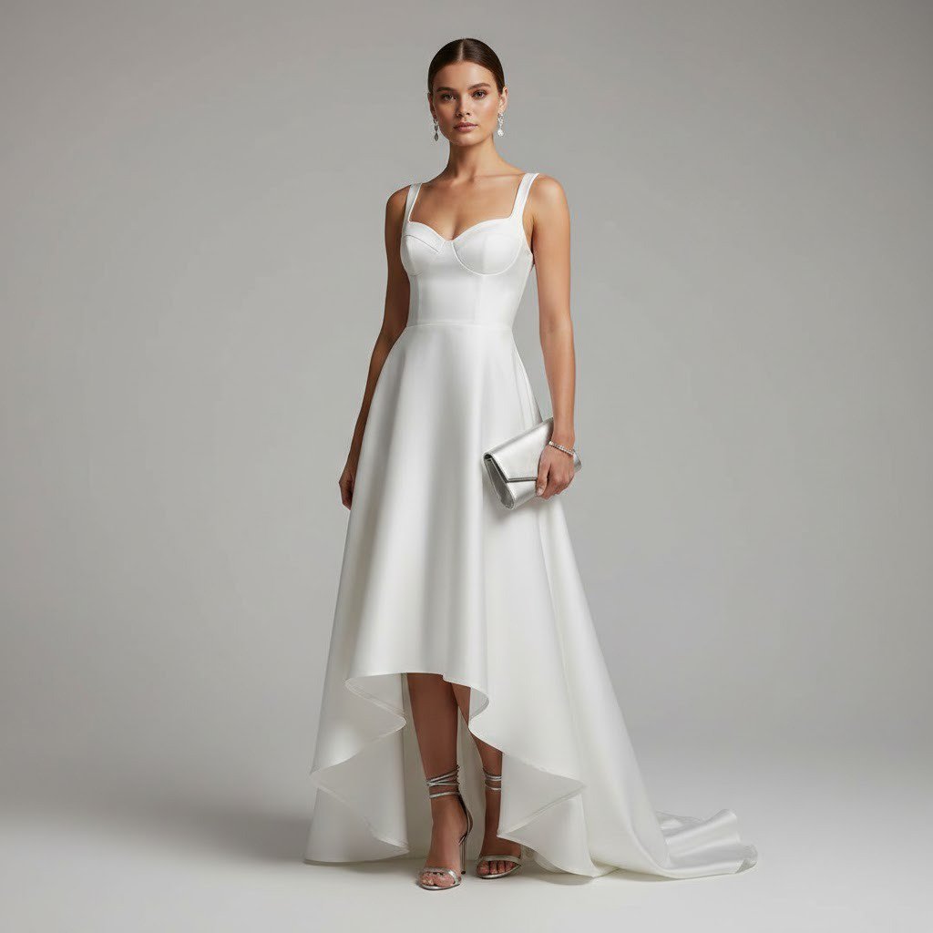 How to style a white maxi dress for a wedding
