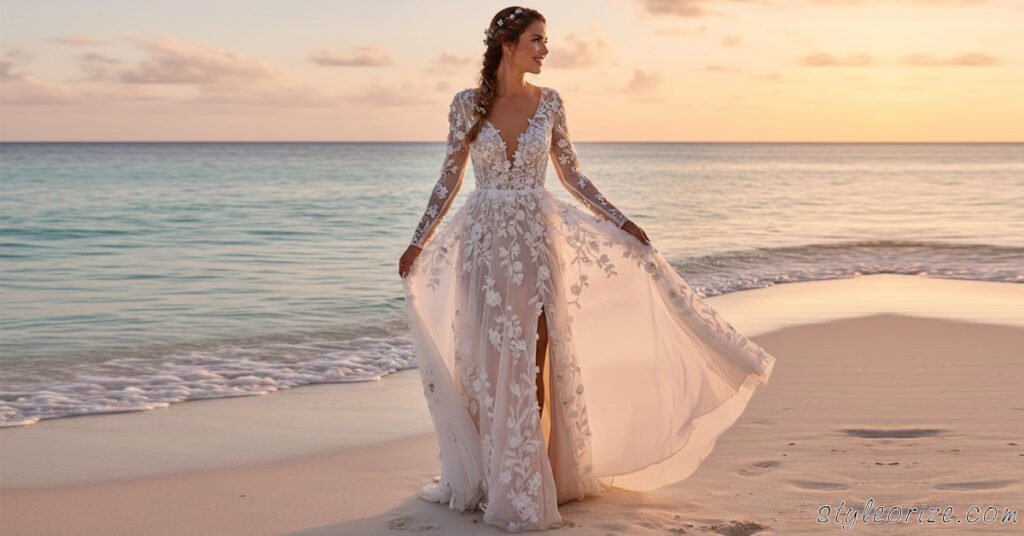 beach wedding dresses