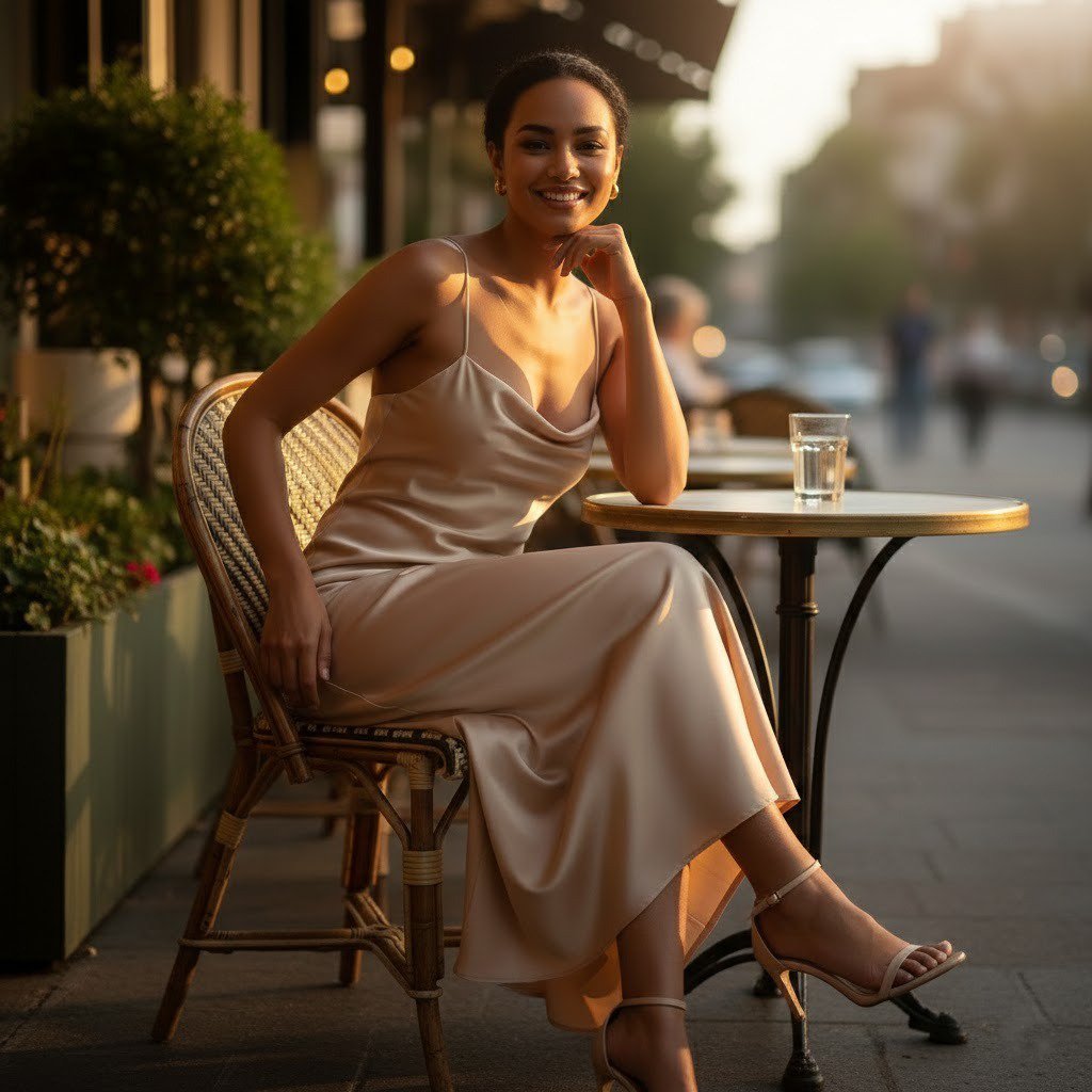 champagne gold sequin dress